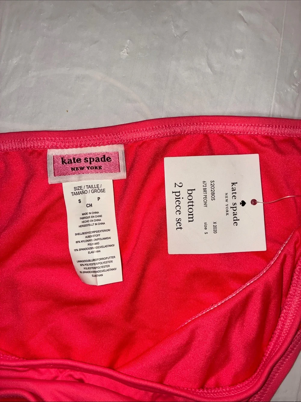 kate spade Hot Pink Bikini Bottoms